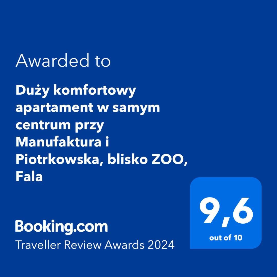 Duzy Komfortowy Apartament W Samym Centrum Przy Manufaktura I Piotrkowska, Blisko Zoo, Fala Apartman Łódź Kültér fotó